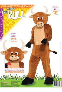 Adult Brutus the Bull Mascot Costume