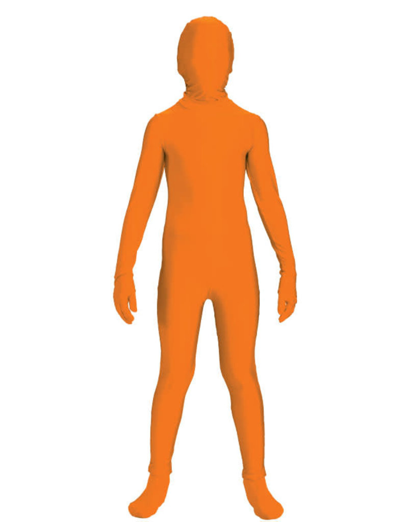 Kid's I’m Invisible: Orange Bodysuit