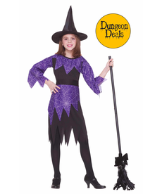 Girl's Spider Witch Costume