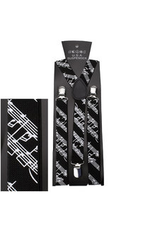 Suspenders: Sheet Music - Black/White (SP118)