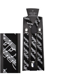 Suspenders: Sheet Music - Black/White (SP118)
