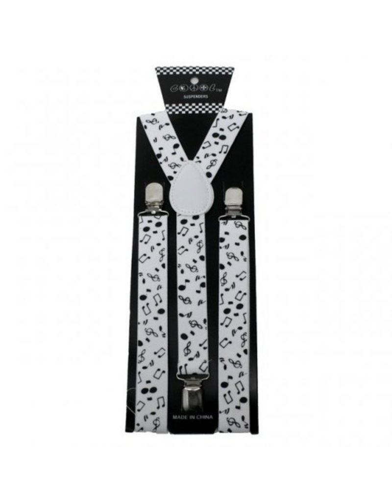 Suspenders: Music Notes