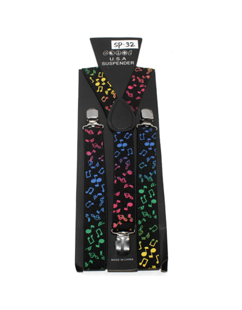 Suspenders: Music Notes