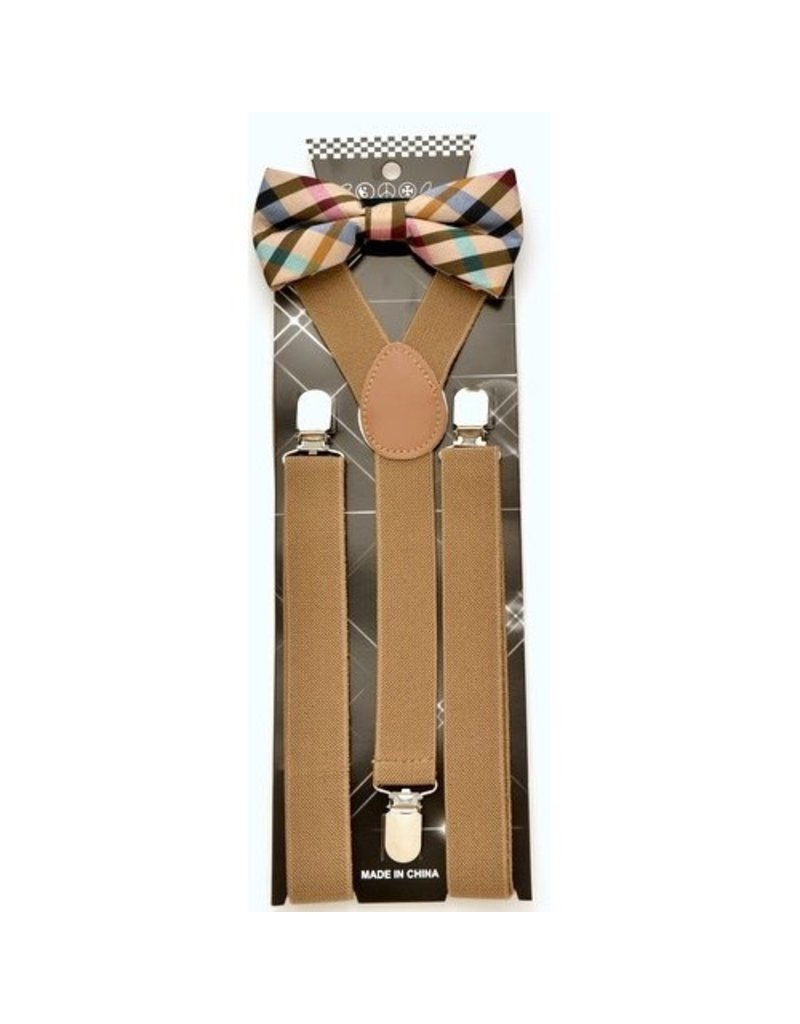 Bow Tie & Suspender Set