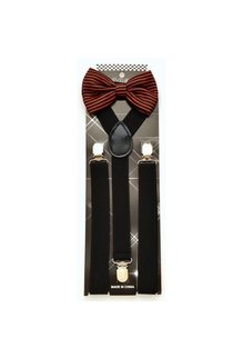 Bow Tie & Suspender Set