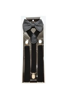 Bow Tie & Suspender Set