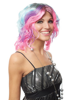 Multicolor Rainbow Wig