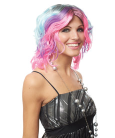 Multicolor Rainbow Wig