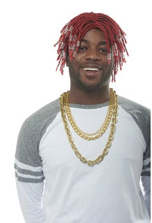 Red Rapper Wig