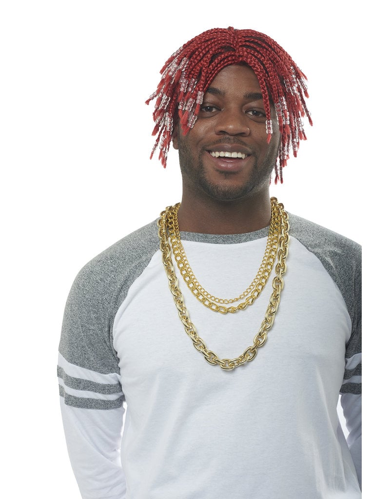 Red Rapper Wig