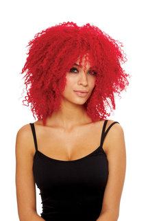 Hot Red Coolness Wig