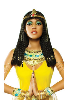 Deluxe Goddess Black Cleopatra Wig