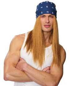Blonde Rocker w/ Bandana Wig