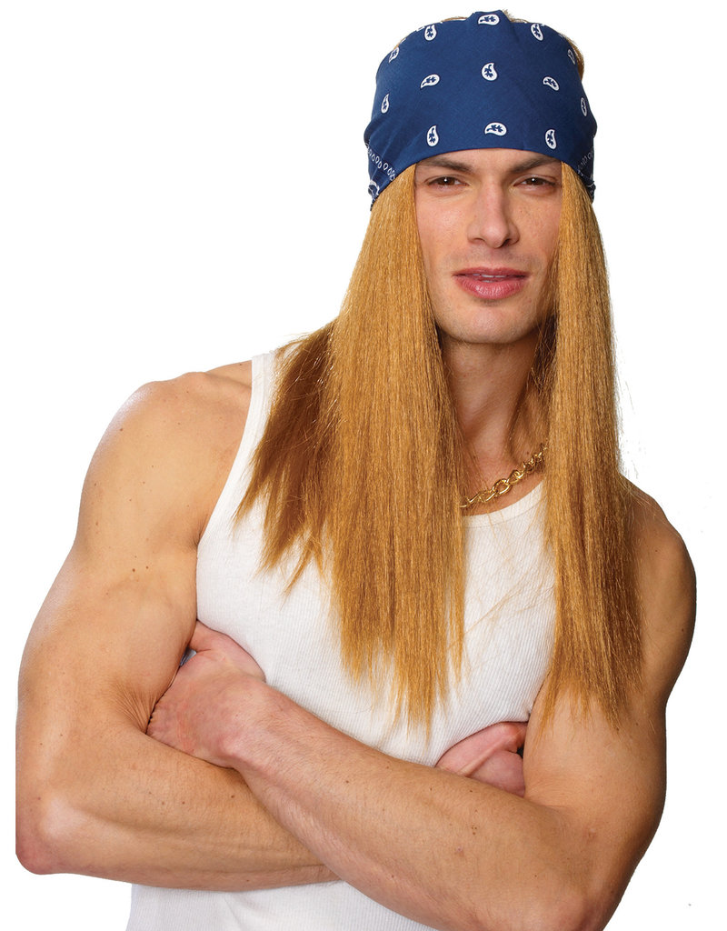 Blonde Rocker w/ Bandana Wig