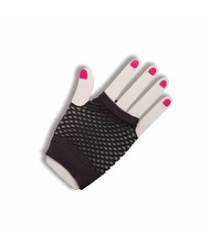 Short Fishnet Fingerless Gloves