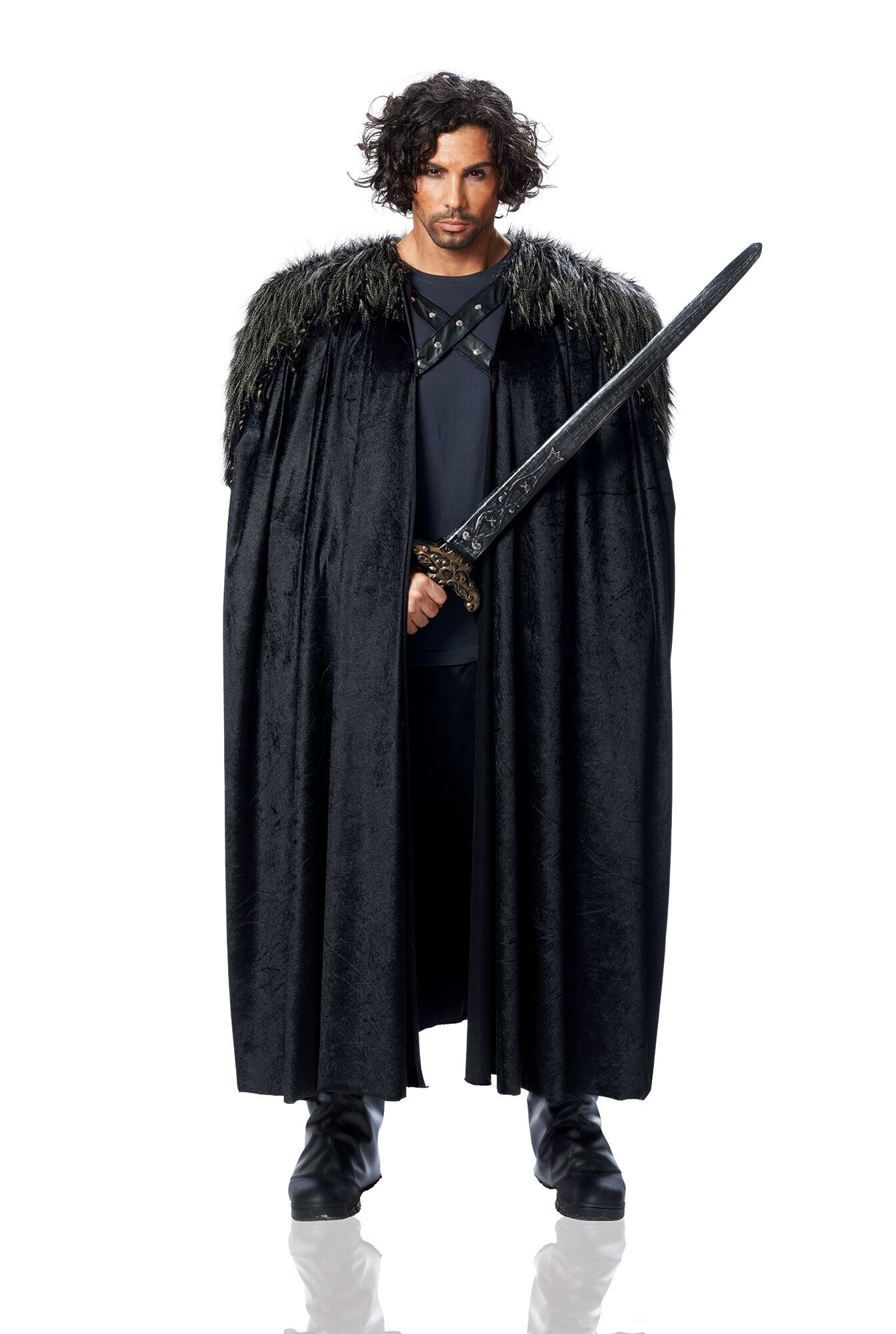 Men's Medieval King Cape Johnnie Brocks Dungeon