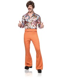 Men's 70's Dude Costume (Rust)