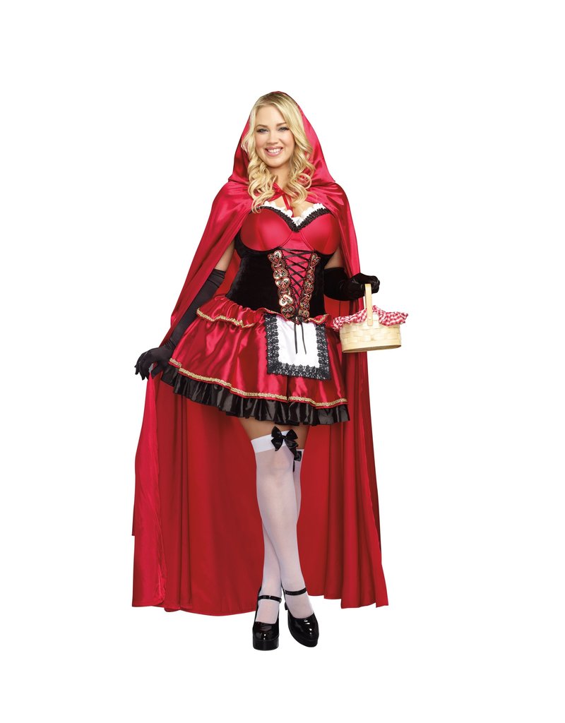 Dream Girl Women's Plus Size Little Red Costume