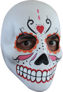 Deluxe Catrina Mask: Day of the Dead