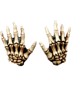 Kids Junior Skeleton Hands: Tan