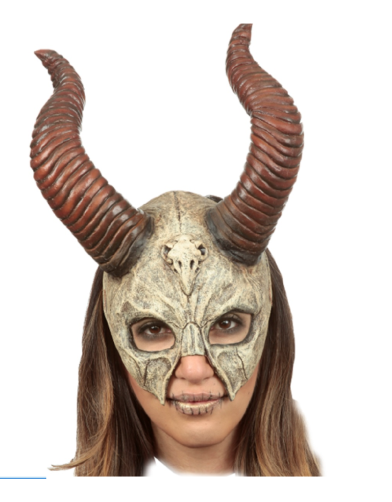 Mythical Horned Creature Latex Mask