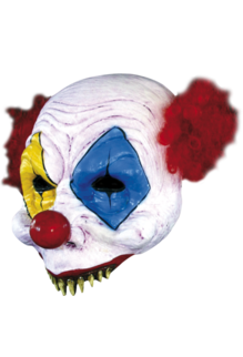 Open Mouth Gus The Clown Latex Mask