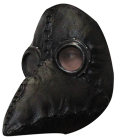 Plague Doctor Mask: Black