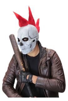 Punk Skull Latex Mask