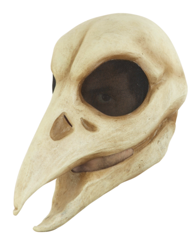 Raven Skull Latex Mask