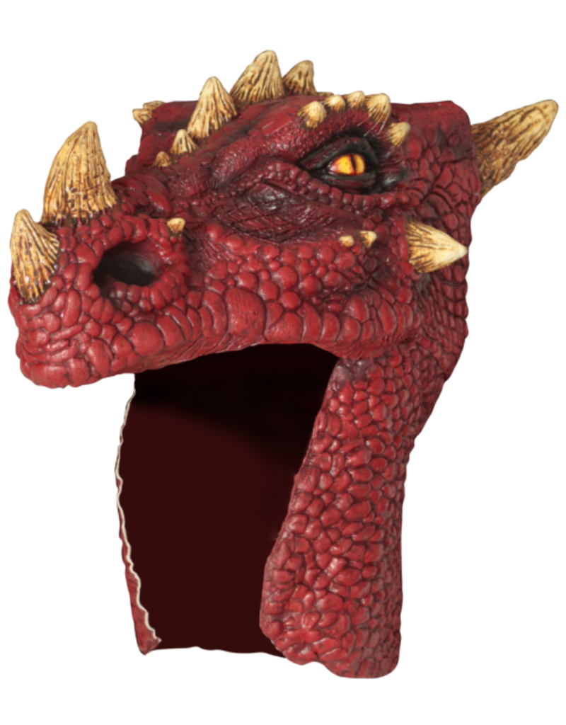 Red Dragon Latex Helmet Mask