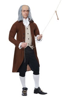 California Costumes Men's Adult Benjamin Franklin Costume