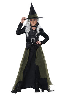 California Costumes Girl's Kids Cool Witch Costume