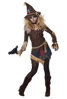 California Costumes Women's Adult Creepy Scarecrow Costume