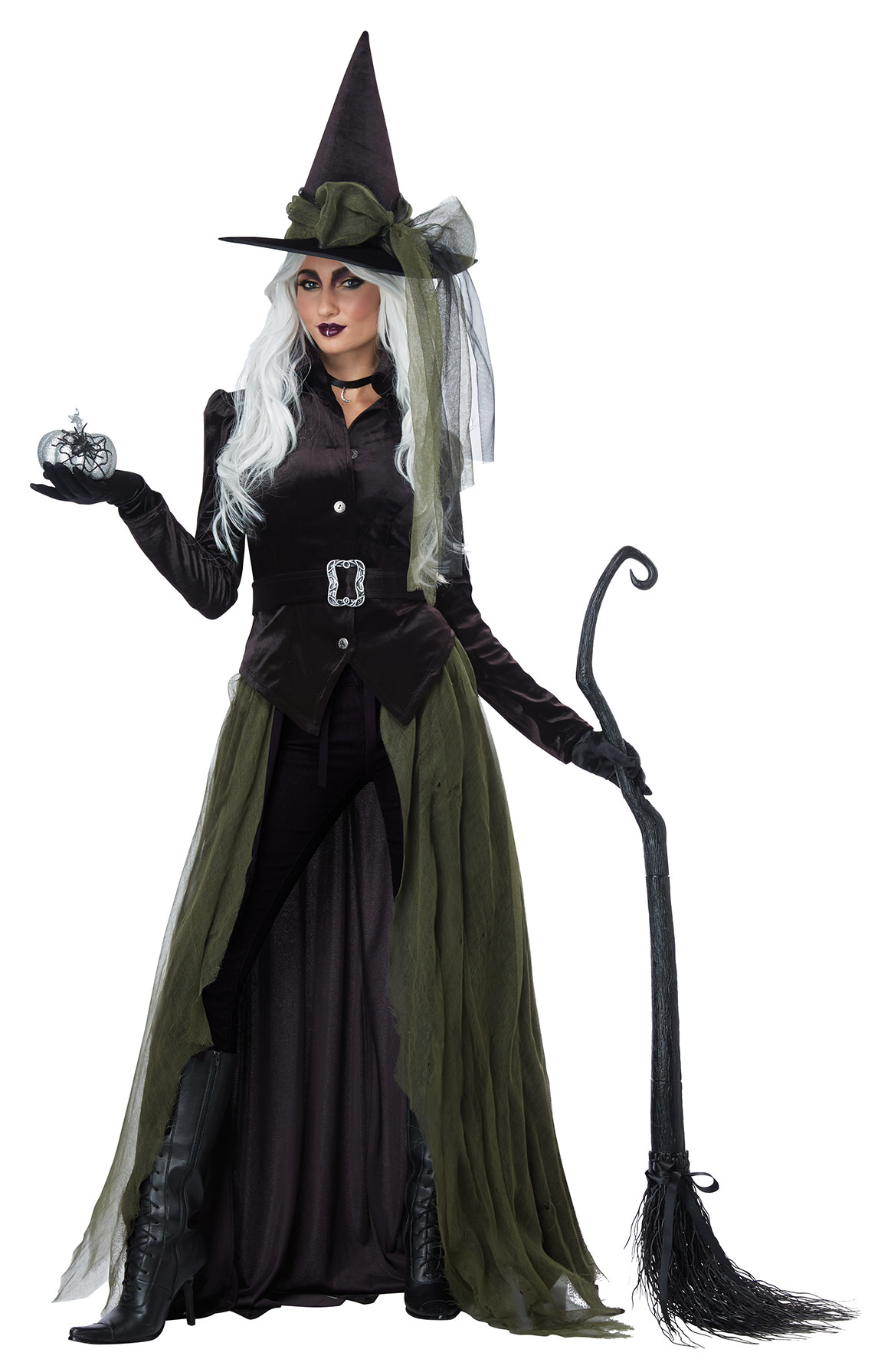 Women's Gothic Witch Costume.