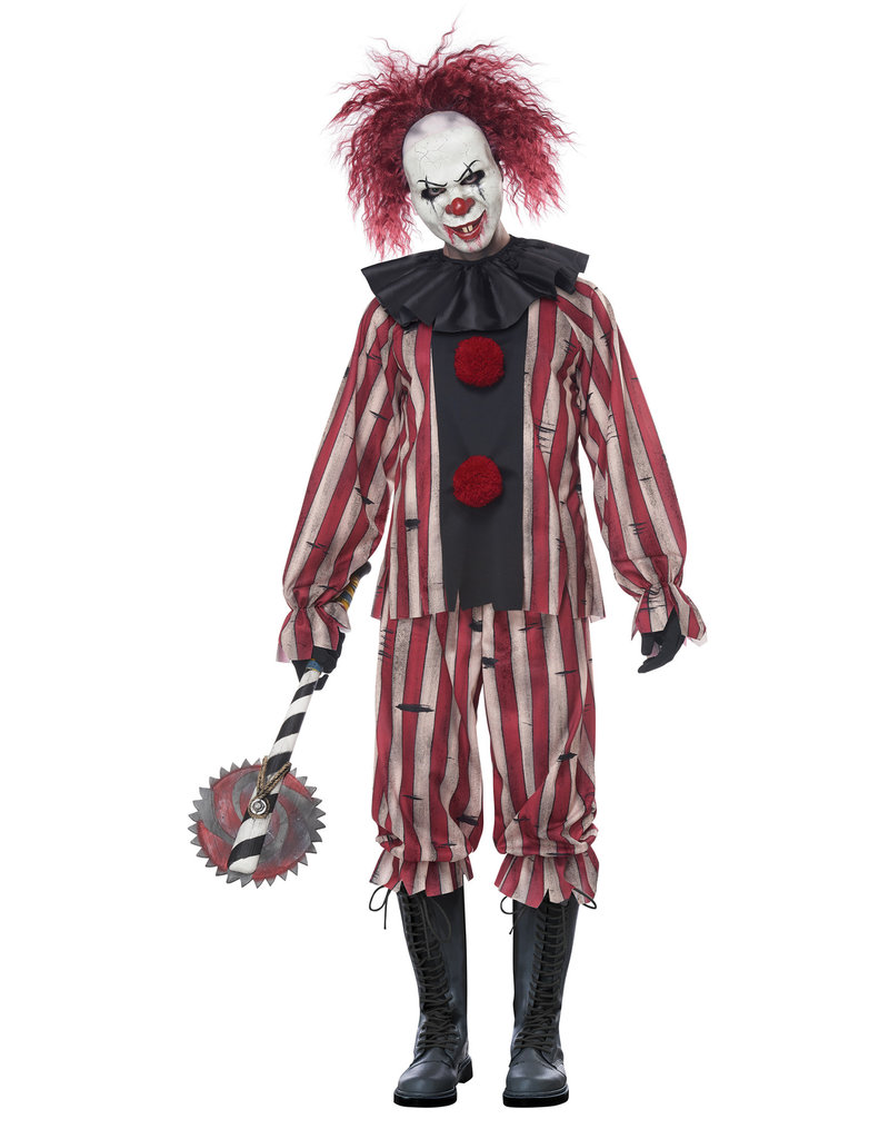 California Costumes Men's Adult Nightmare Clown Costume