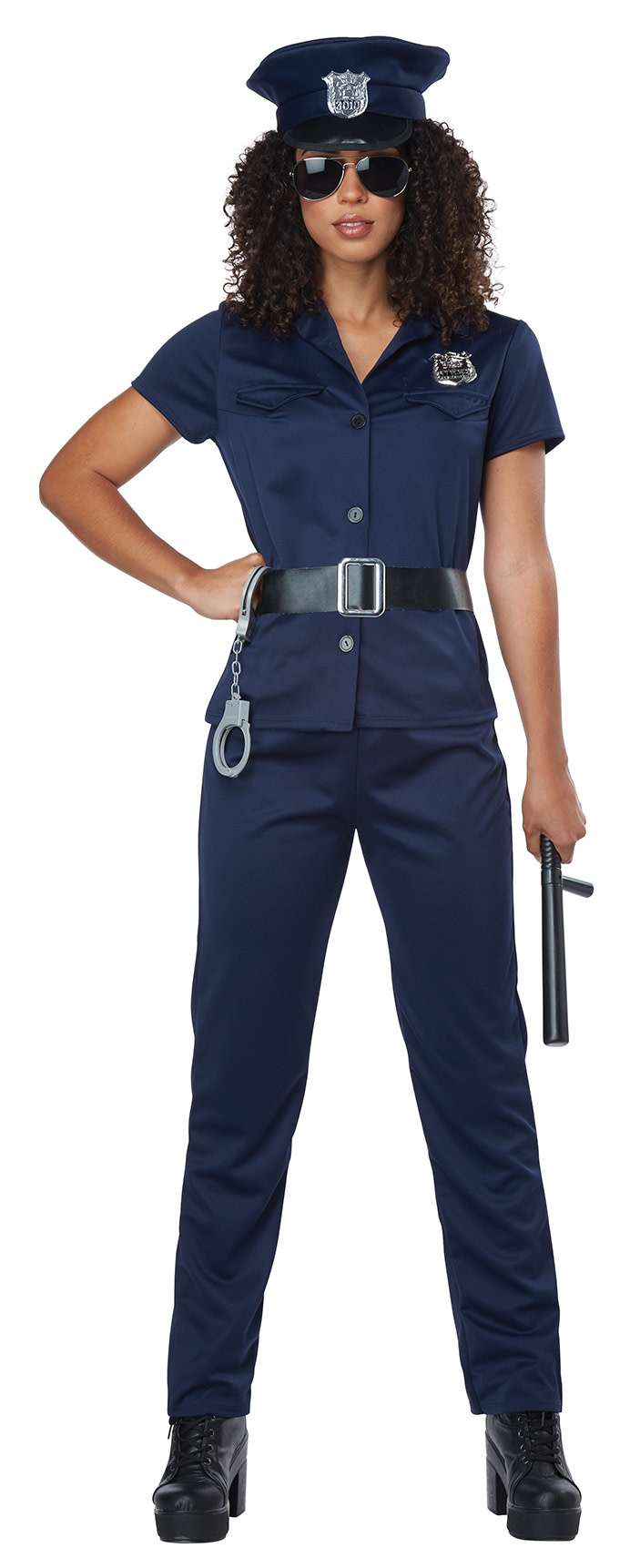 Police Woman Costume - Johnnie Brocks 