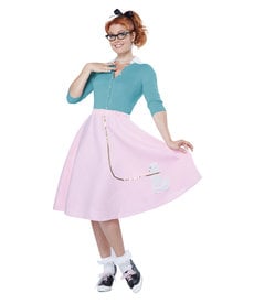 California Costumes Women's Pink Poodle Skirt