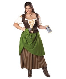 California Costumes Women's Plus Size Tavern Maiden Costume