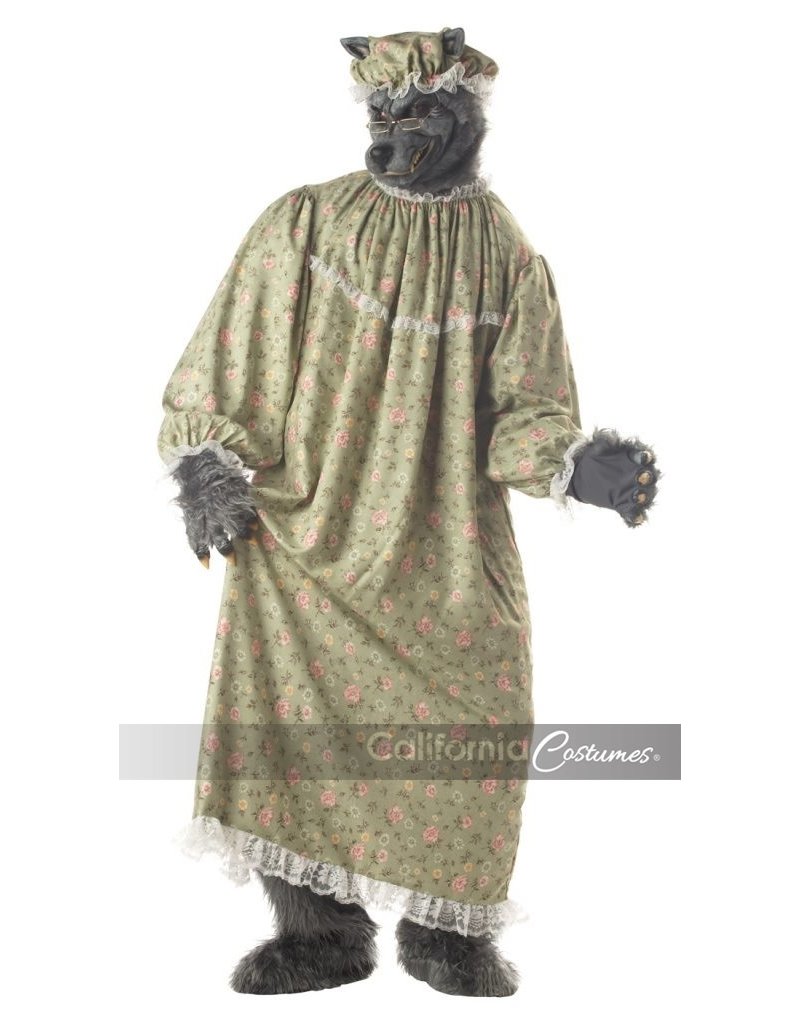 California Costumes Wolf Granny: Adult Size Costume