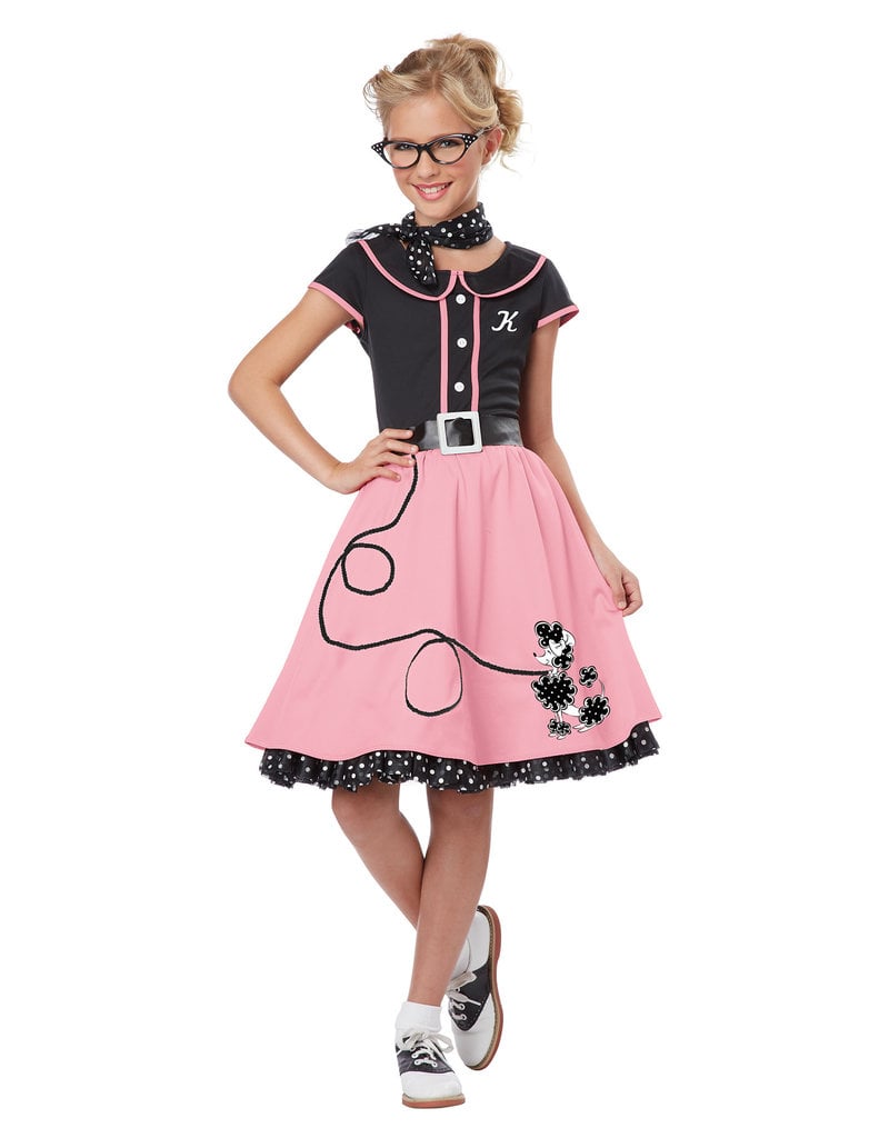 California Costumes Girl's Kids 50's Sweetheart Costume: Pink