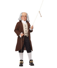 California Costumes Kids Benjamin Franklin / Colonial Man Costume