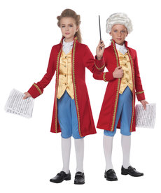 California Costumes Kids Classical Composer / Amadeus Costume