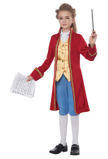 California Costumes Kids Classical Composer / Amadeus Costume