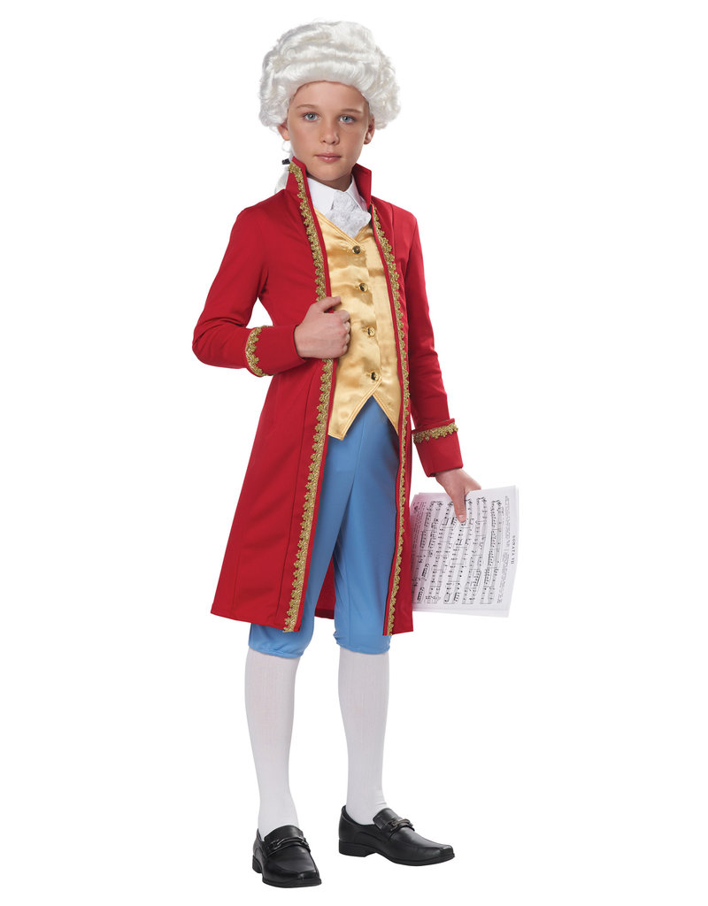 California Costumes Kids Classical Composer / Amadeus Costume