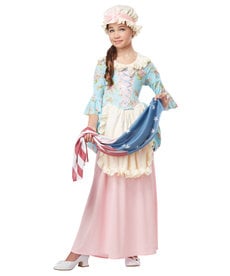 California Costumes Kids Colonial Lady Costume
