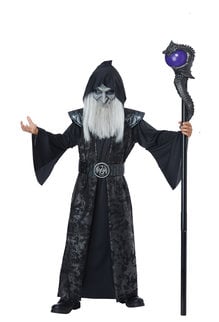 California Costumes Boy's Kids Dark Wizard Costume