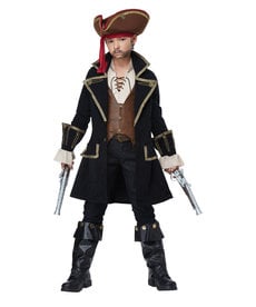 California Costumes Kids Deluxe Pirate Captain Costume