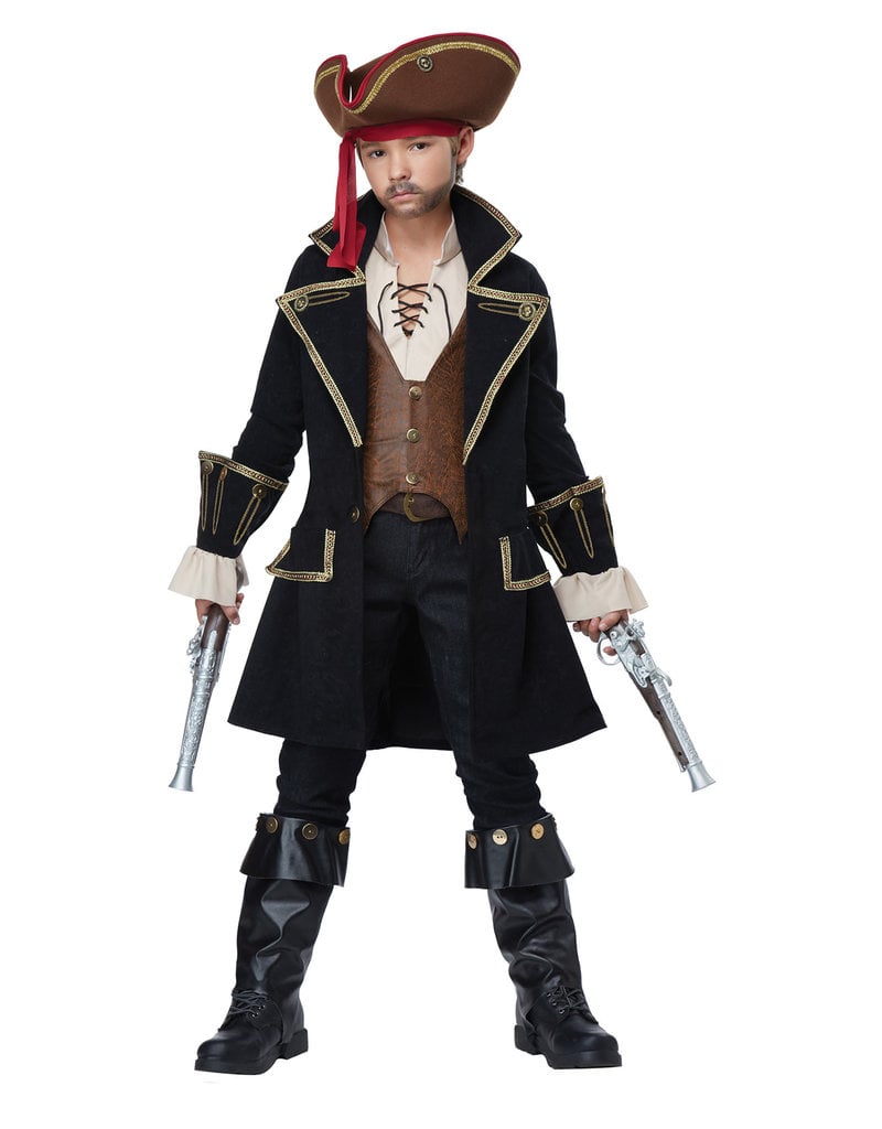 California Costumes Kids Unisex Deluxe Pirate Captain Costume