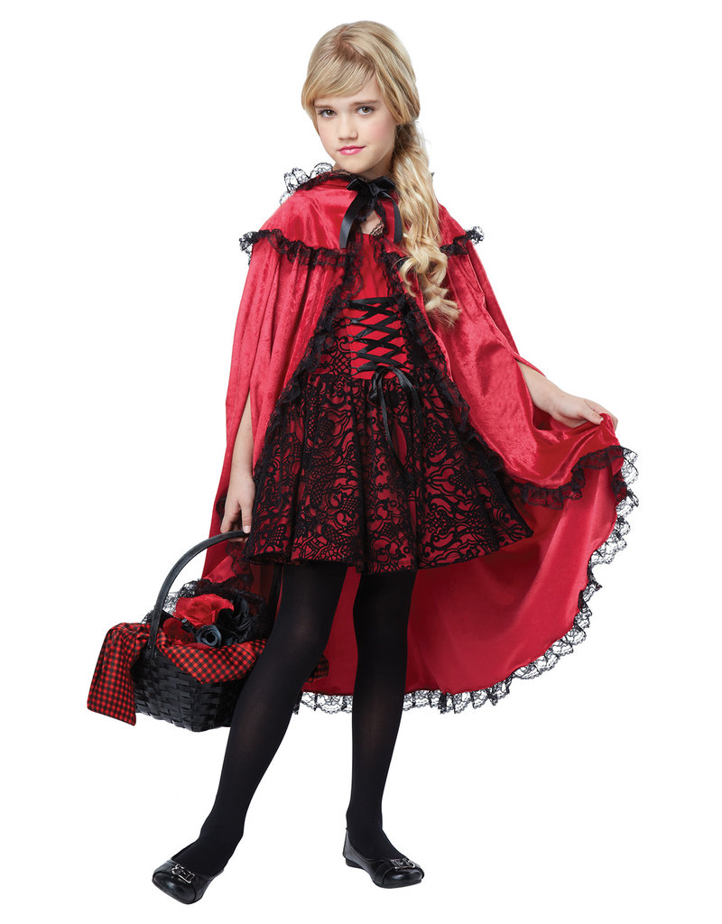 California Costumes Girl's Kids Deluxe Red Riding Hood Costume