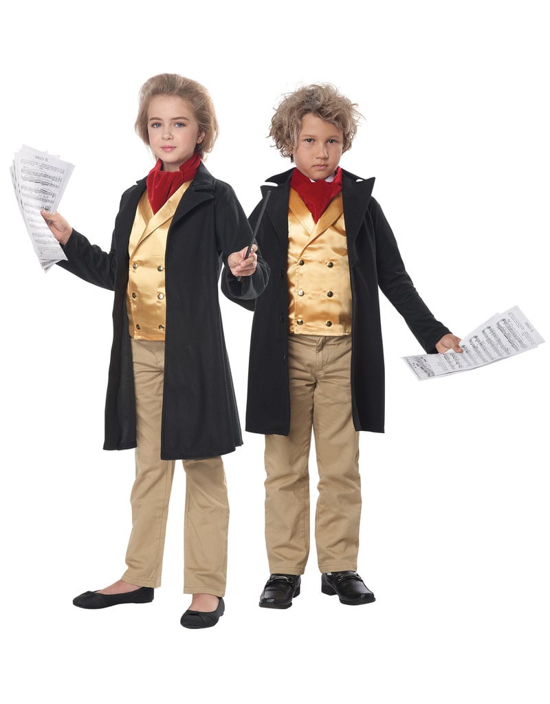 California Costumes Kids Famous Composer/Beethoven Costume